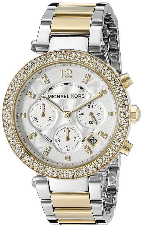 michael kors uhr mk5626|Michael Kors Women's Chronograph Parker Two Tone Stainless .